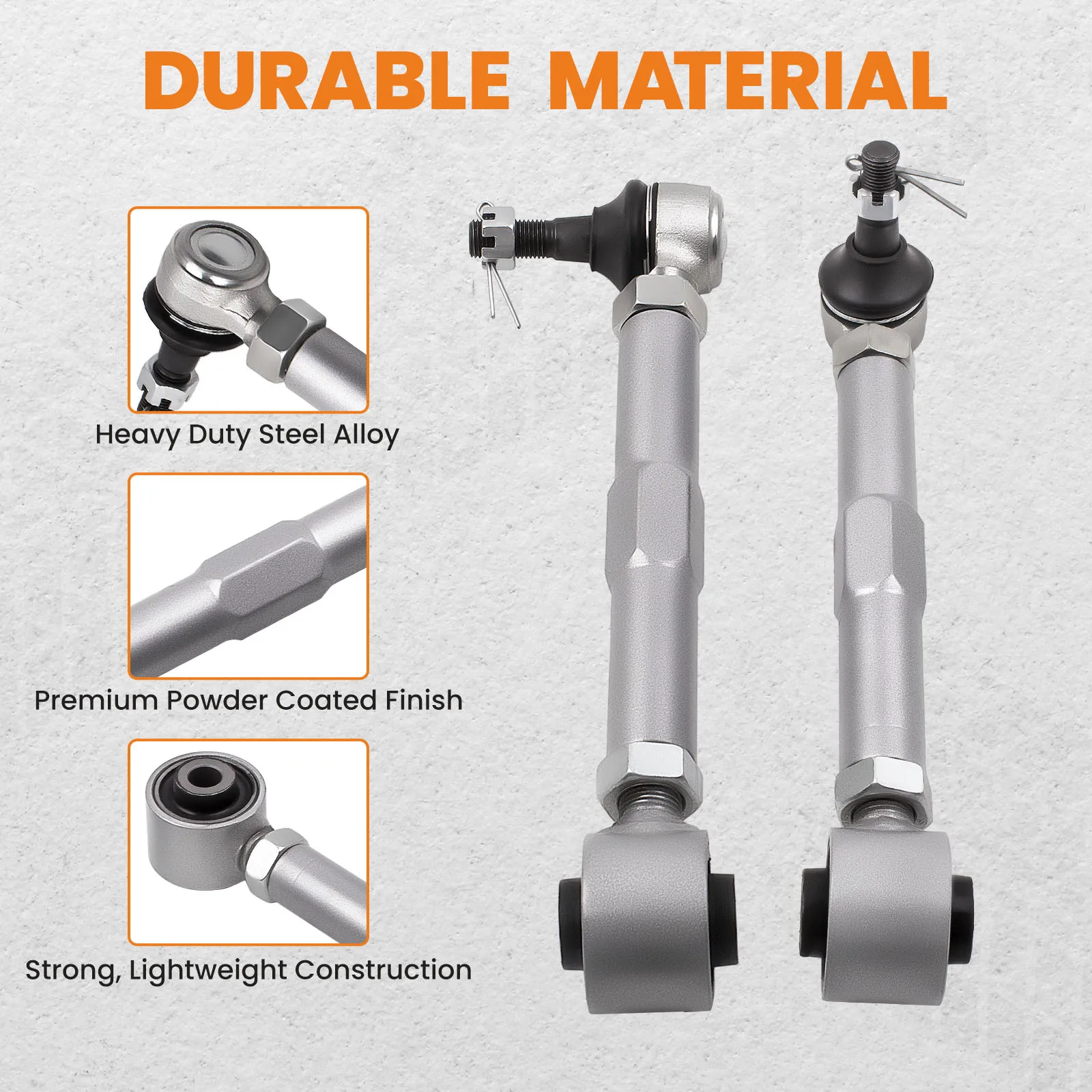 1 Par de Brazos de Control del Dedo del Pie Trasero Ajustables para Lexus IS200 IS300 GS430 2000-2005 - imagen 2