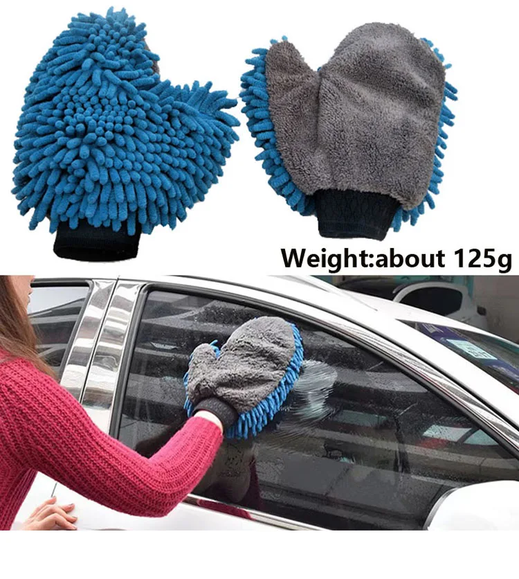 Guante de lavado de coche reutilizable y flexible