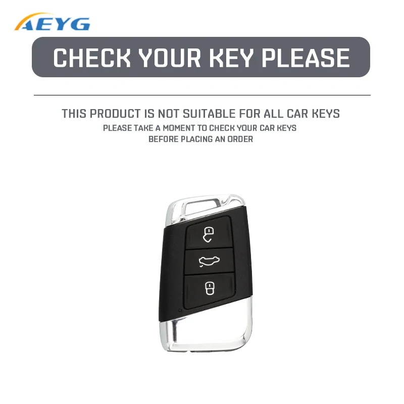 Funda llave Volkswagen de fibra de carbono ABS – Tiguan y Passat B8 - imagen 3