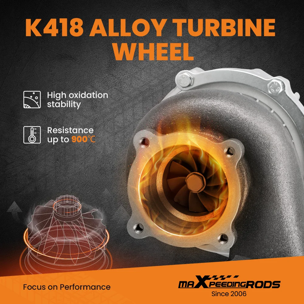 Turbocompresor GT3071R universal para motores de 2,5 a 3,0 L - imagen 5