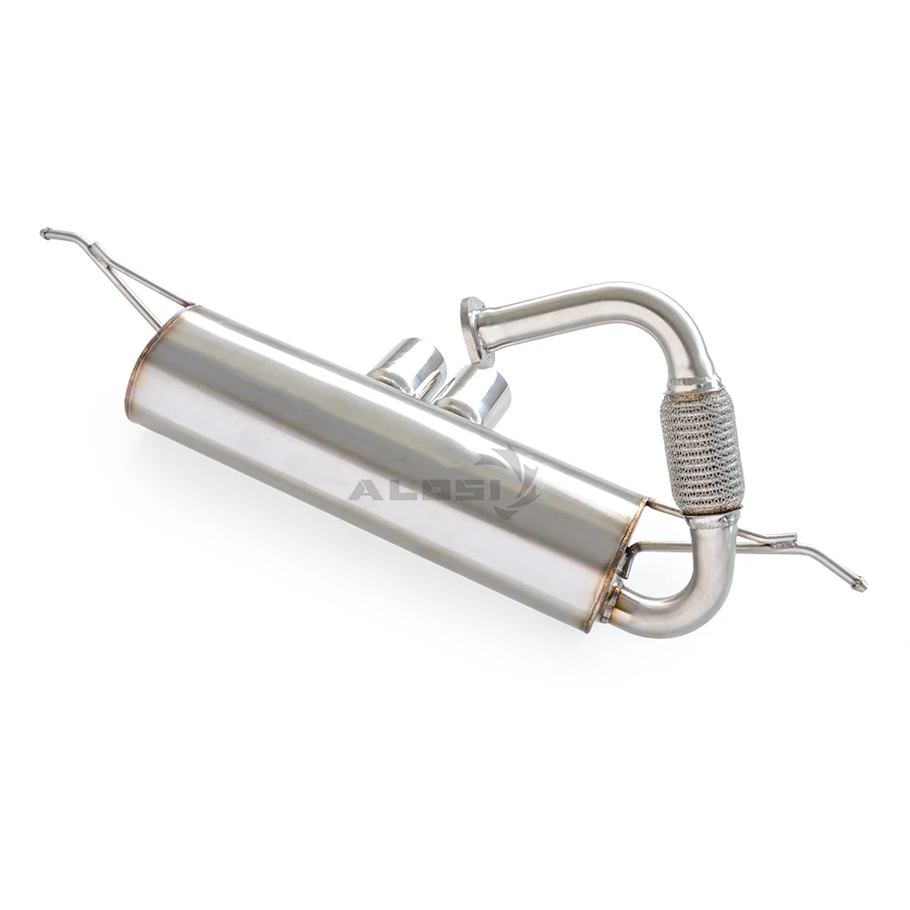 Escape trasero acero inoxidable con punta para Smart W453 1.0 0.9T