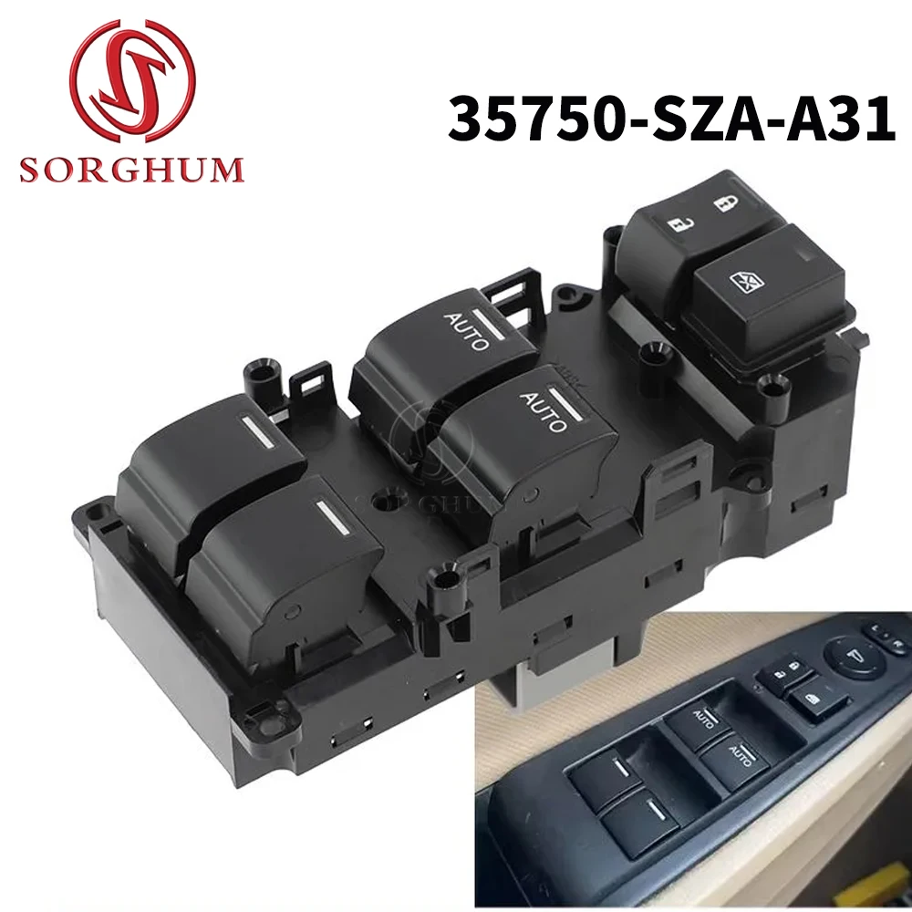 Interruptor elevalunas SORGHUM Honda Accord 8 y Pilot 2009-2014