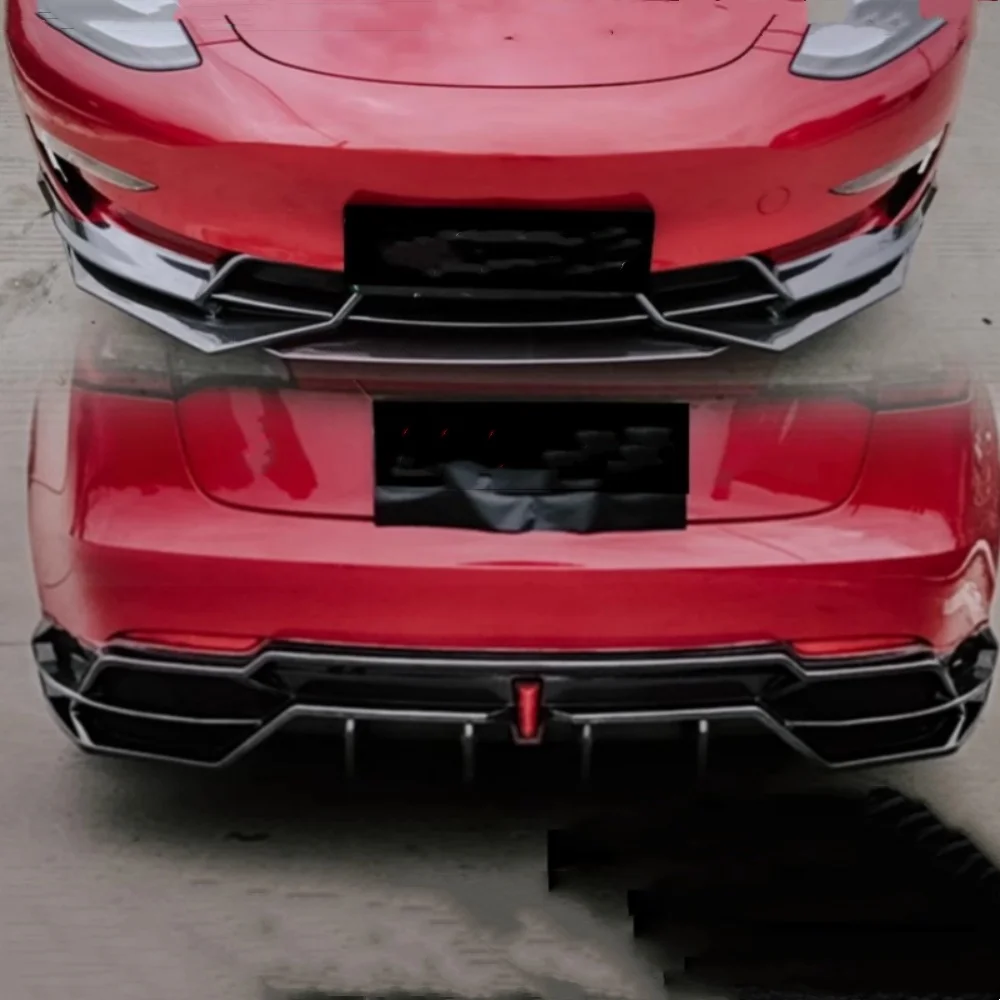Kit aerodinámico Tesla Model 3 – alerón, spoiler y faldas laterales - imagen 3