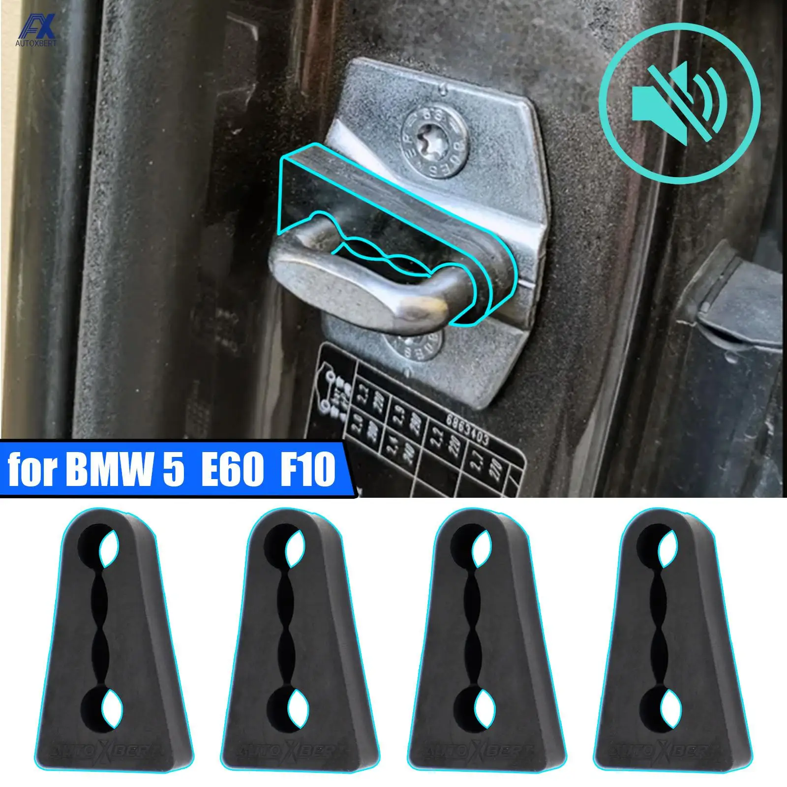 Kit aislamiento puerta BMW Serie 5 E60 E61 F10 F11