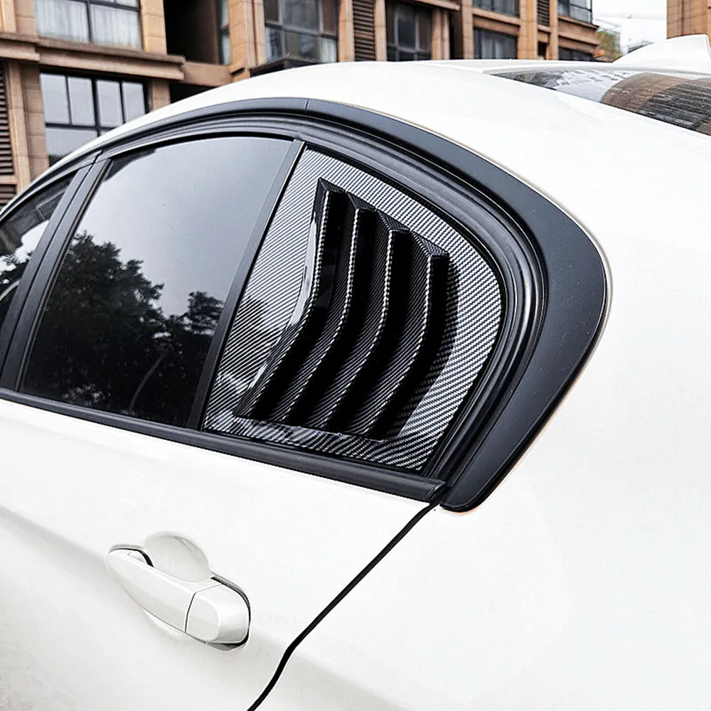 BMW embellecedor ventilación trasera F30 318i 320i 325i negro carbono - imagen 4