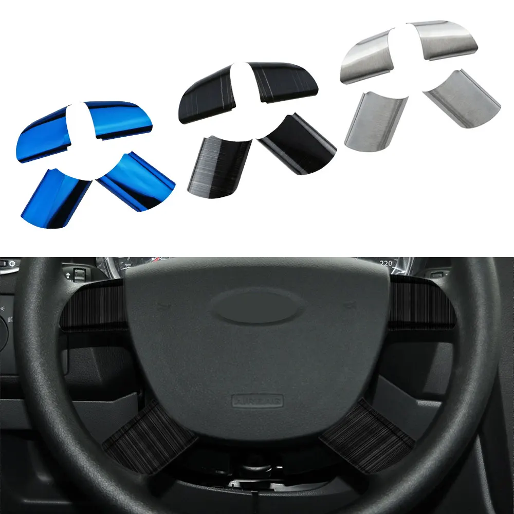 Cubierta decorativa para volante Ford Focus MK2 2005-2011 inoxidable - imagen 3