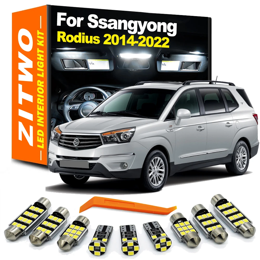 ZITWO Kit de luces LED interiores Canbus para SsangYong Rodius
