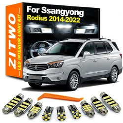 ZITWO Kit de luces LED interiores Canbus para SsangYong Rodius