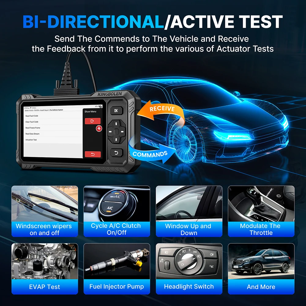 KINGBOLEN S6 Elite escáner bidireccional CANFD y actualización gratuita - imagen 5