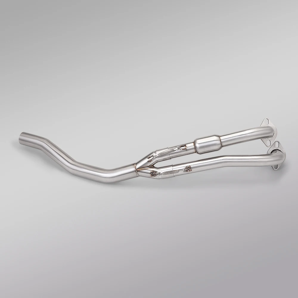Escape modificado para AK550 2017-2021 tubo conector frontal - imagen 4