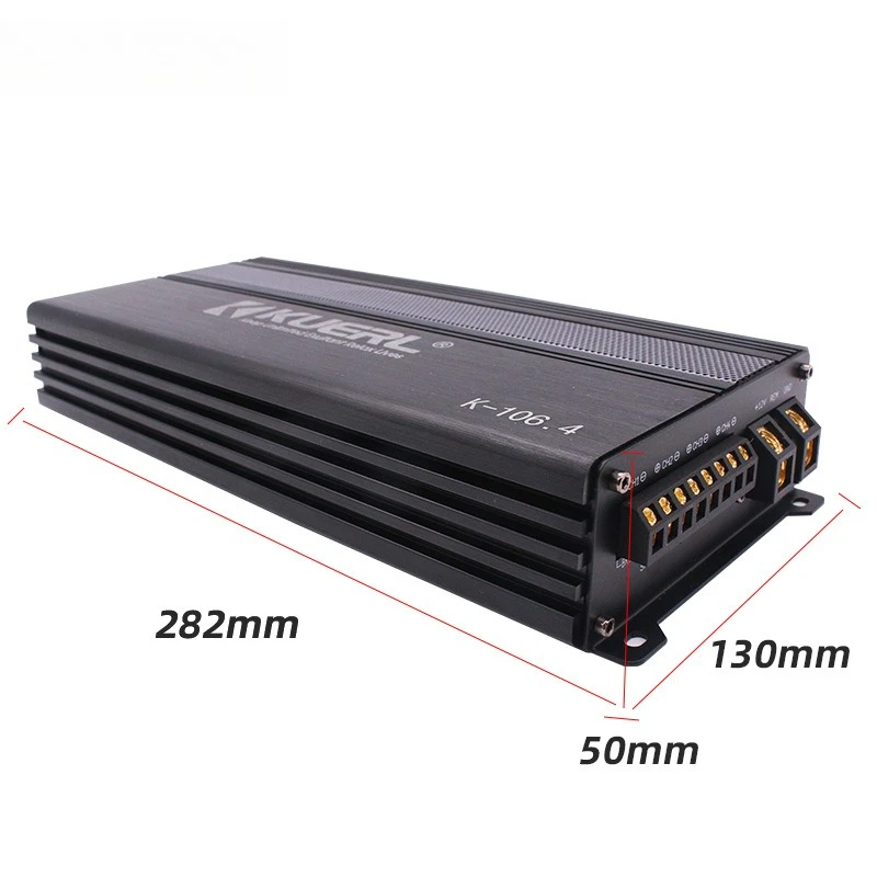 Amplificador coche 4 canales Clase AB 100W RMS - imagen 2