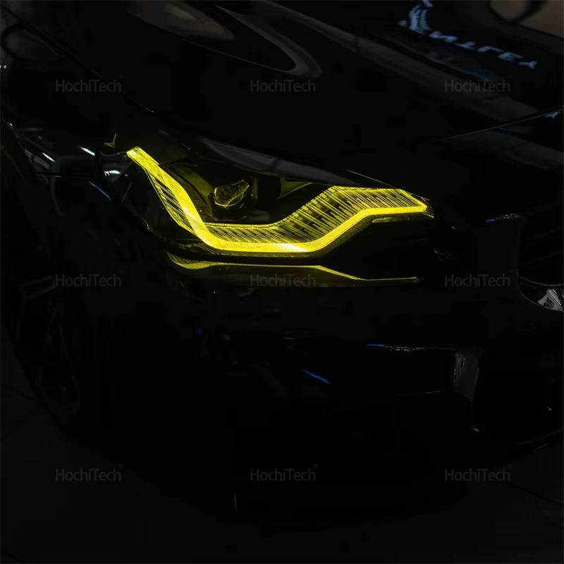Módulos LED Angel Eyes amarillos estilo CSL para BMW G42 y G87 - imagen 4