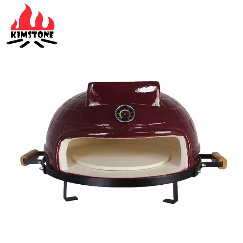 Horno de pizza portátil Kimstone 21 pulgadas con carbón y parrilla - imagen 5