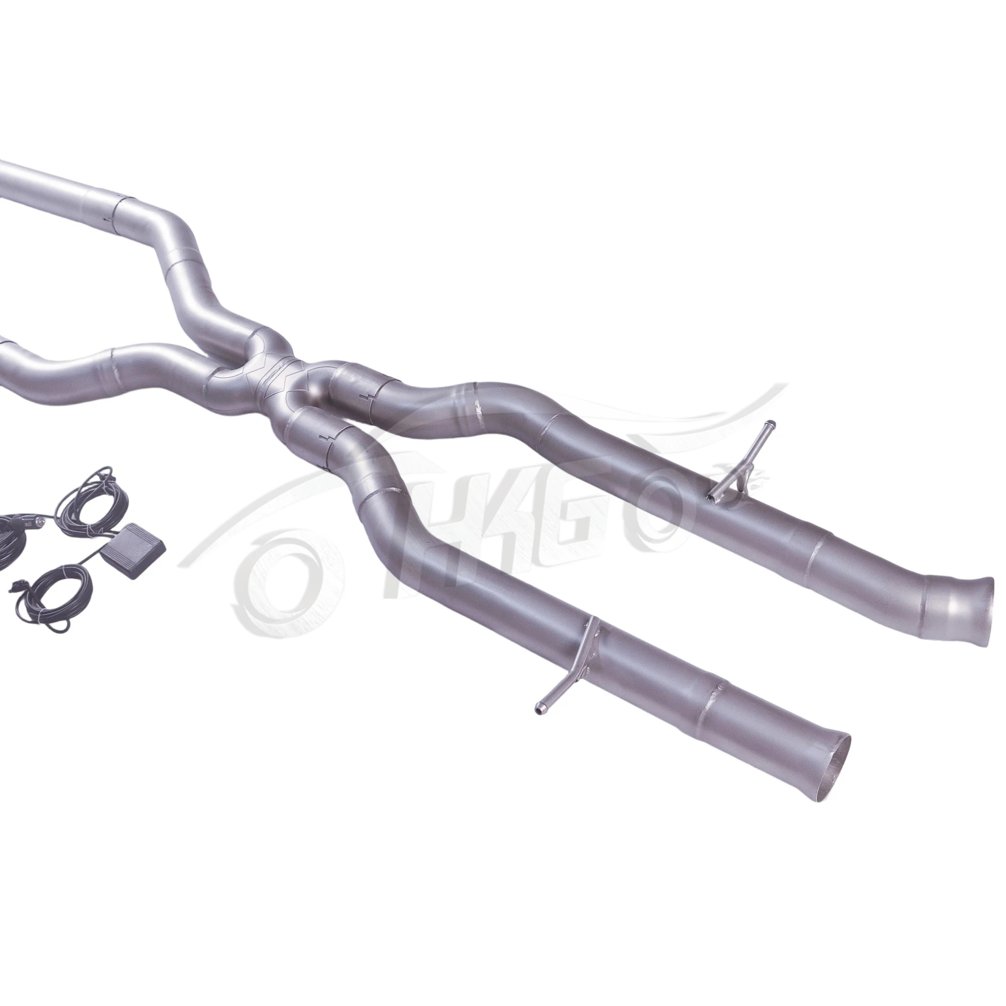 Utilizado para el sistema de escape de sonido variable con control remoto de válvula electrónica catback 2012-2016 Mercedes-Benz AMG GL63 5.5T X166 - imagen 4