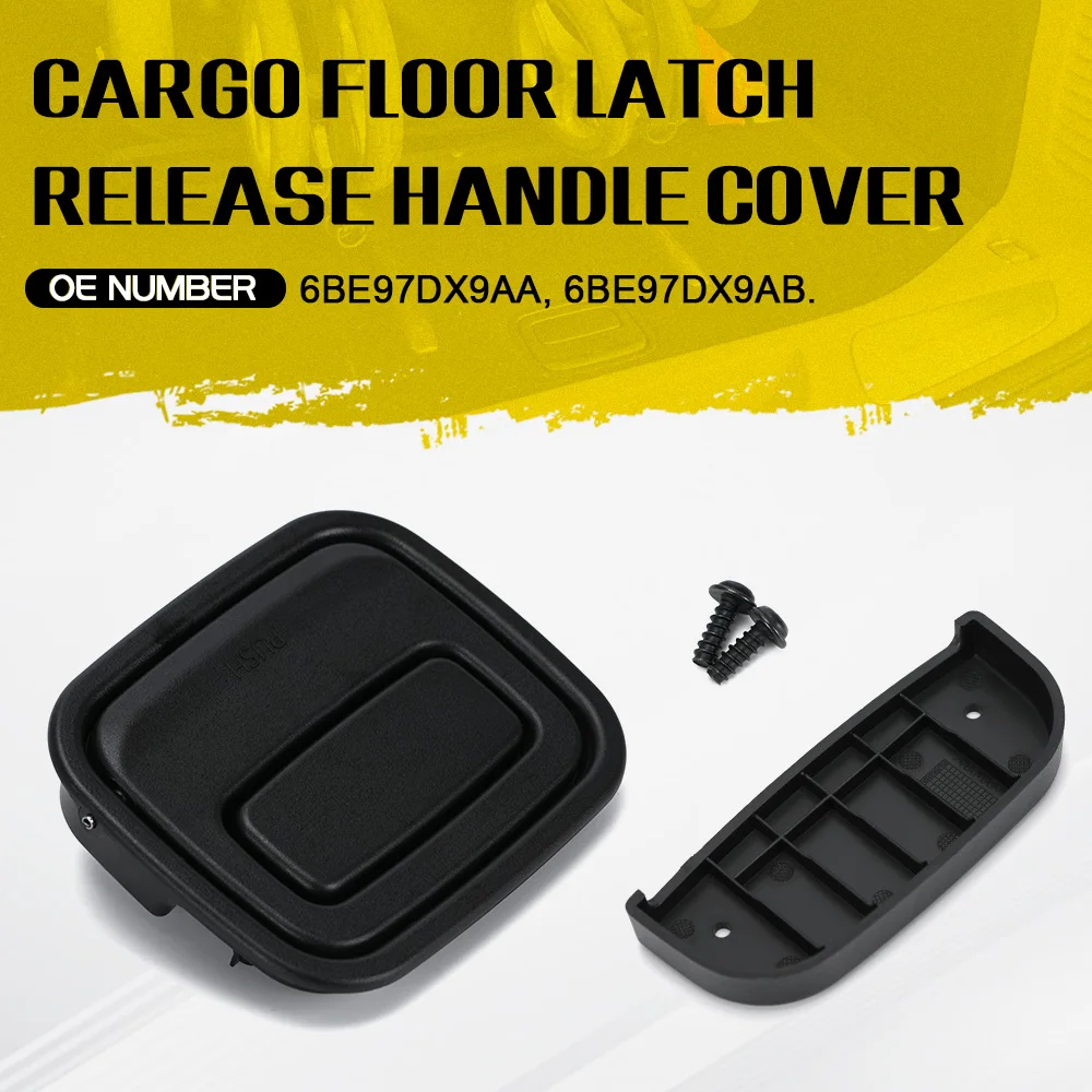 Manija de liberación de pestillo de carga de coche 6BE97DX9AA para Jeep Grand Cherokee / Dodge Durango 2013-2015 piezas de cubierta de neumático de repuesto de maletero de coche - imagen 3