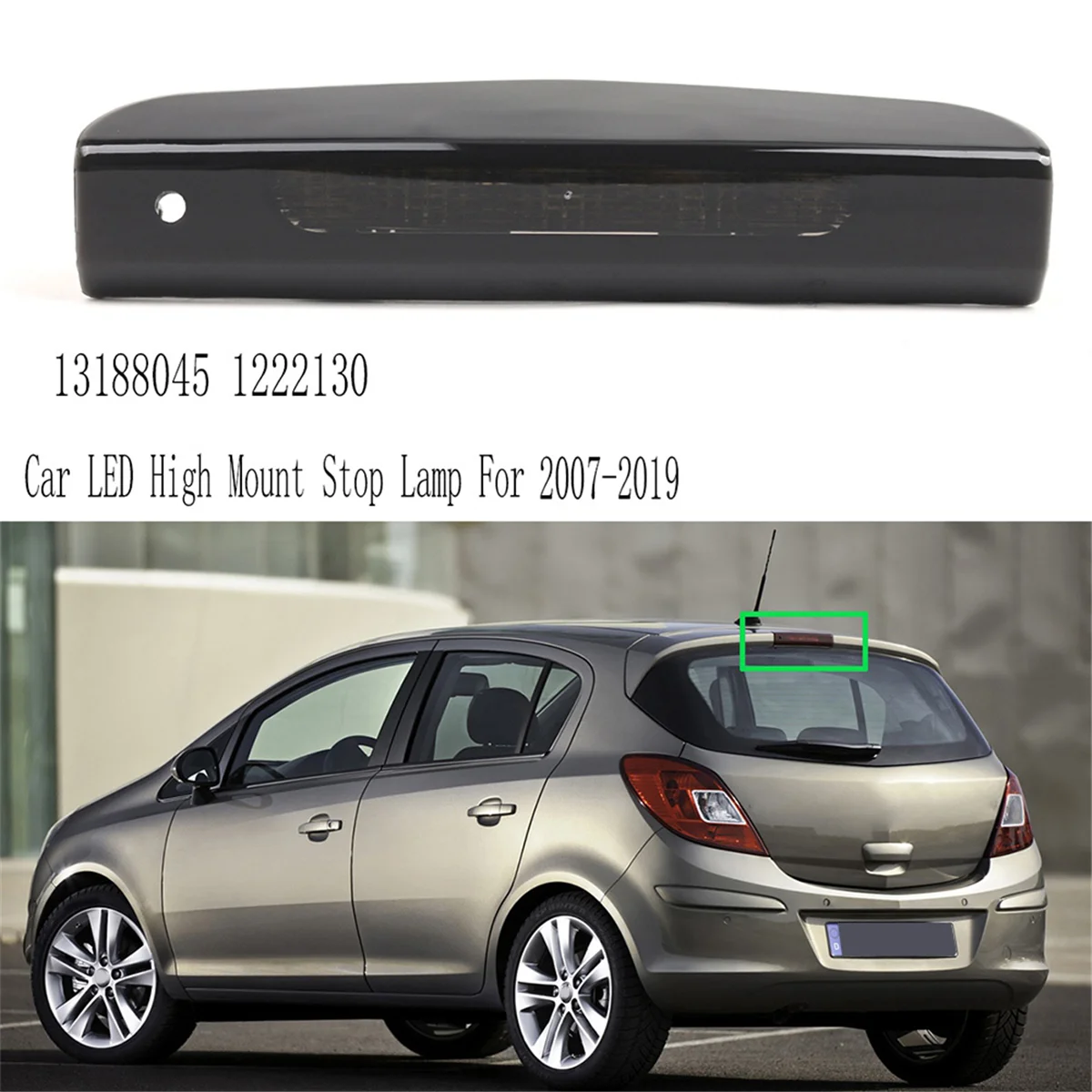 Tercera luz de freno LED para Vauxhall Corsa D/E - imagen 5