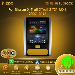 Autoradio Android 13 Hizpo 2 DIN Nissan X-Trail T31