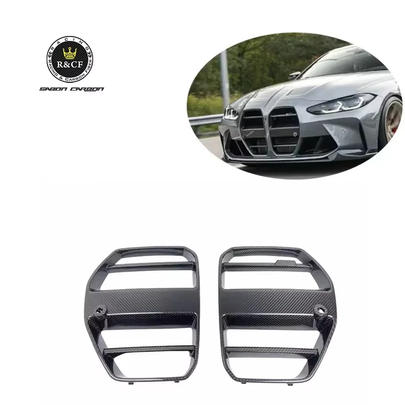 ST Style Rejilla paragolpes carbono BMW G80 M3 G82 M4 2021+ - imagen 2