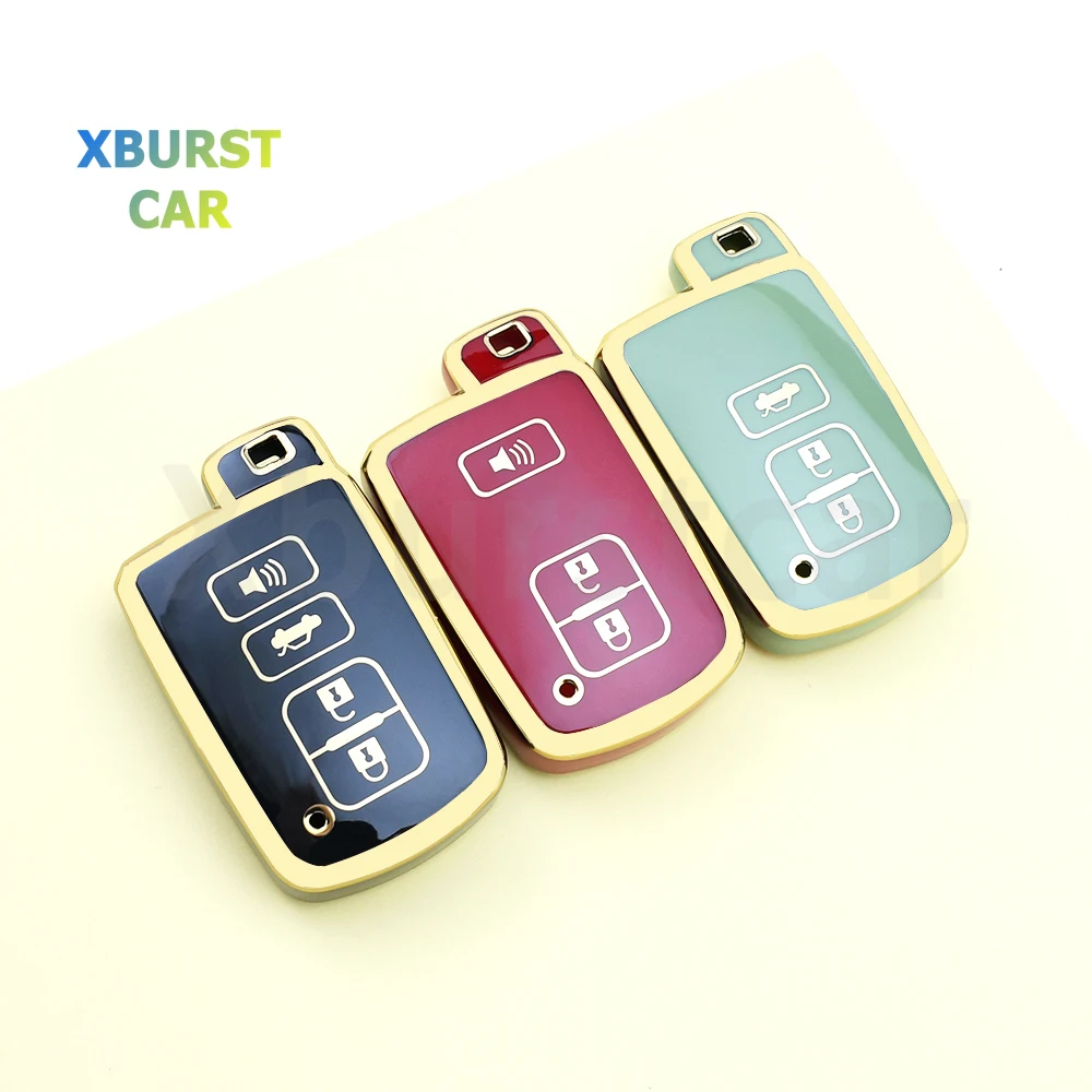 Funda de TPU para llave Toyota Camry, Corolla, RAV4 y C-HR