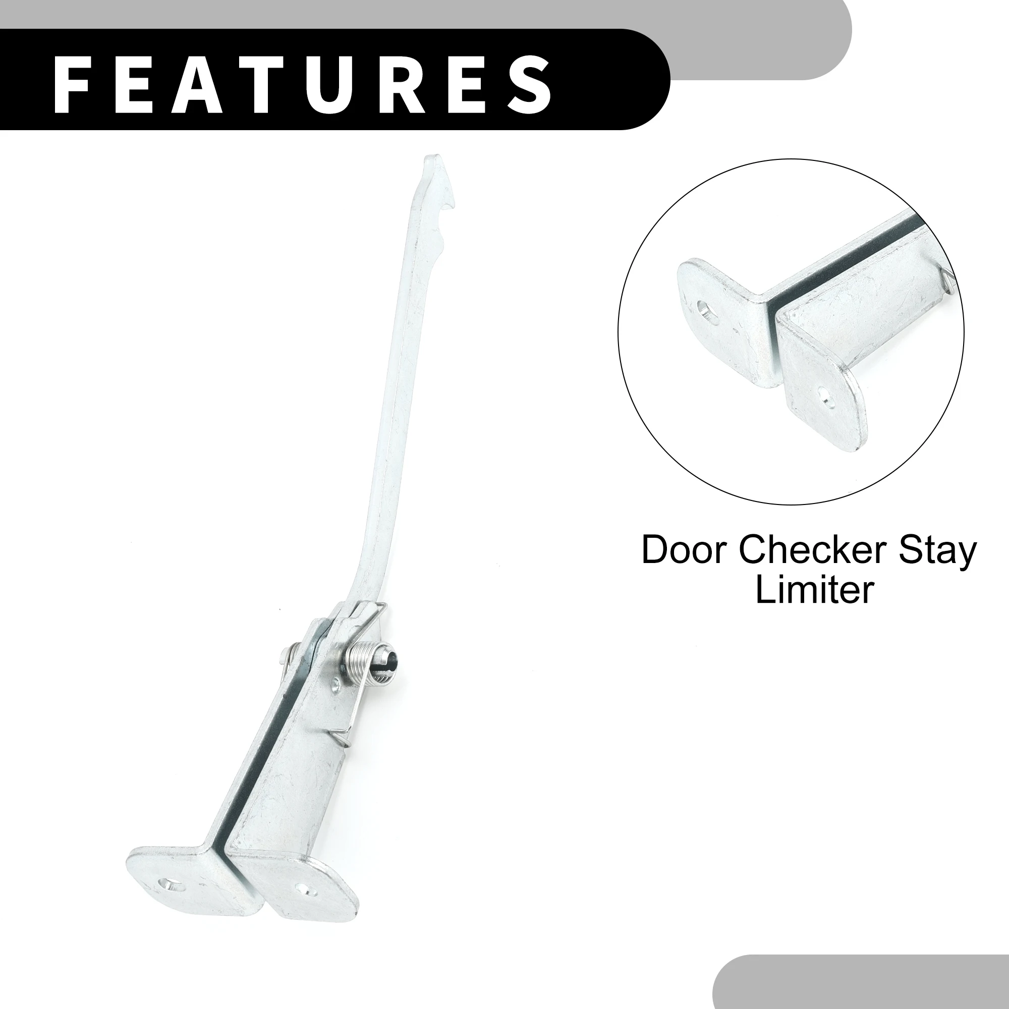 UXCELL Tope de correa de retención de puerta limitador de soporte de retención de puerta trasera izquierda derecha de coche para Renault Trafic 2 2001-2014 - imagen 4