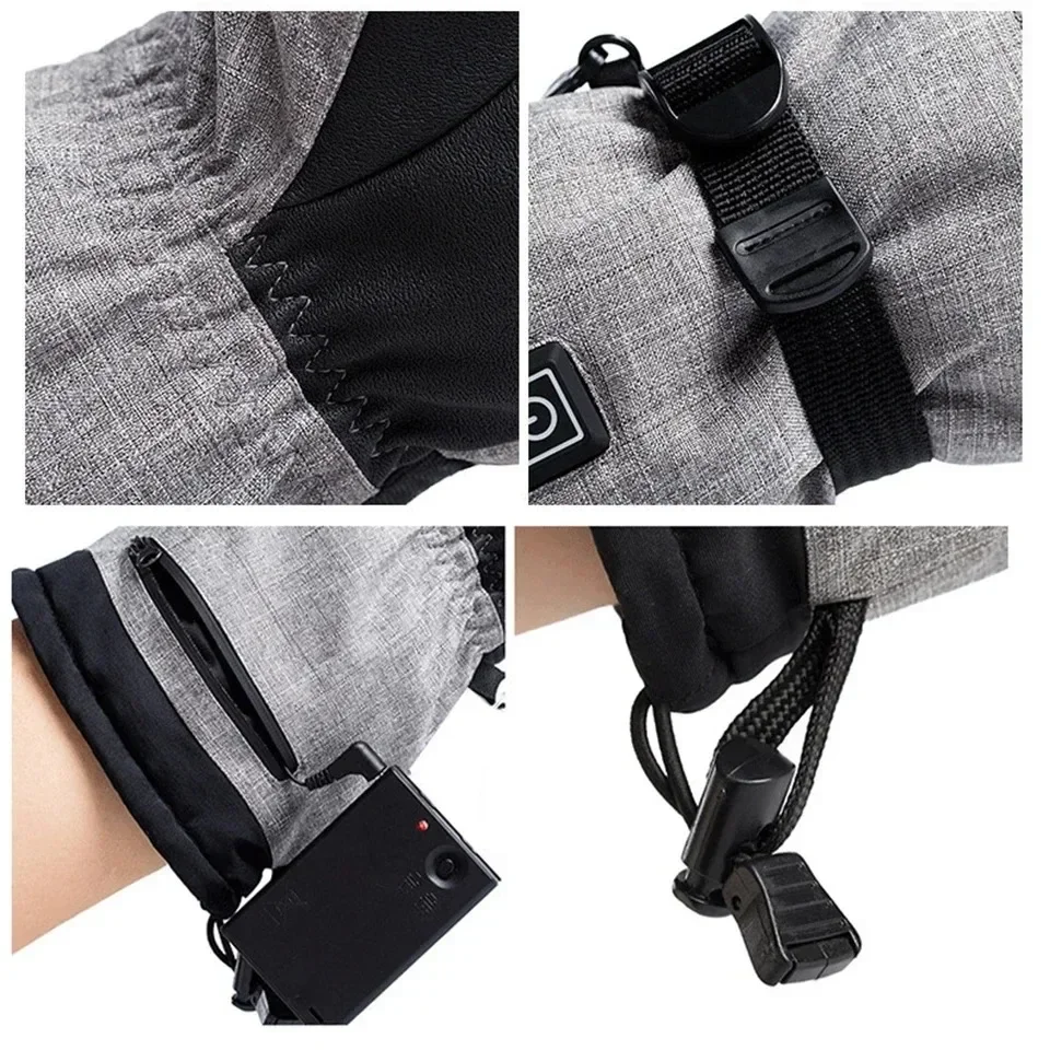 Guantes calefactables impermeables 3M para moto y ciclismo - imagen 3