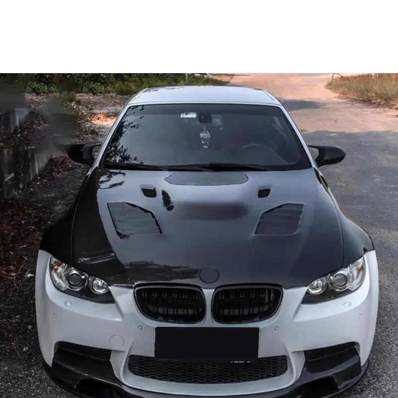 Capó de ventilación de fibra de carbono para BMW M3 E90 E92 E93 - imagen 5