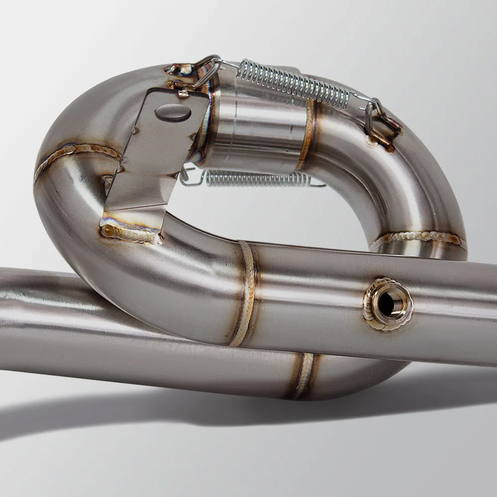 Tubo enlace escape Yamaha R25 R3 MT-03 inox 2015-2025 - imagen 4