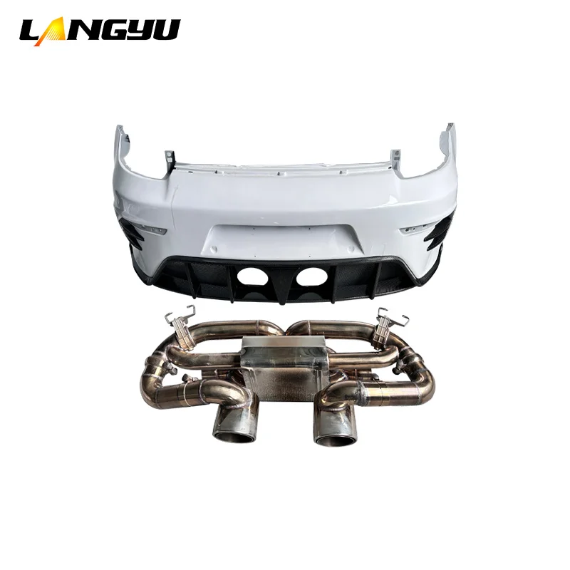 Kit body kit fibra carbono seco alerón trasero Porsche 911 992 Carrera - imagen 3