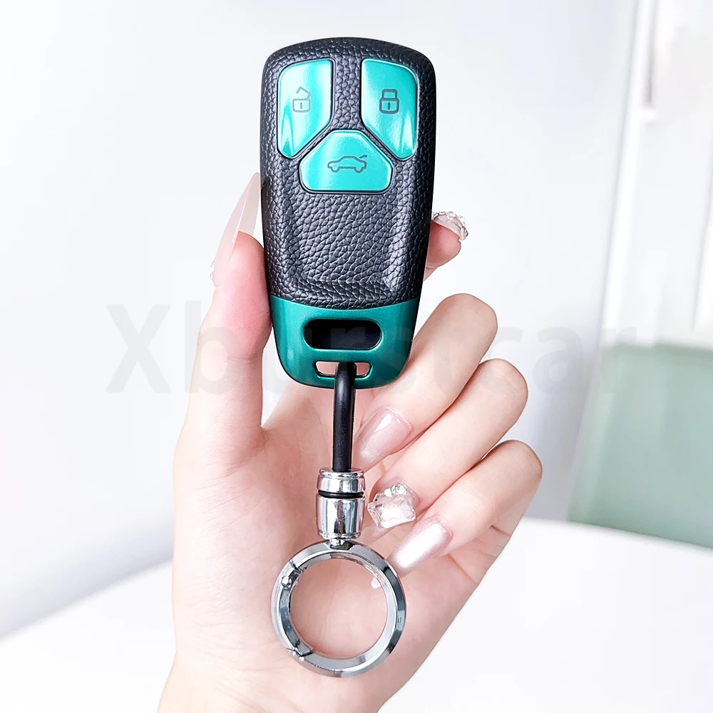 Funda para llave Audi de TPU efecto cuero – A4, A5, A6, Q5 y Q7 - imagen 5