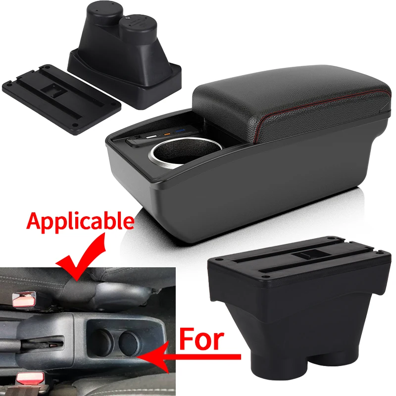 Caja almacenamiento con reposabrazos para Peugeot 208 2012-2018 - imagen 2