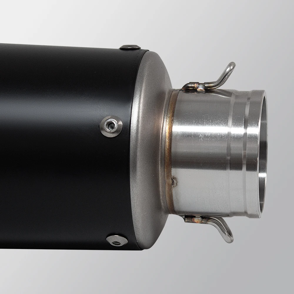 Silenciador de escape carbono ZAR modificado con DB killer para moto - imagen 5