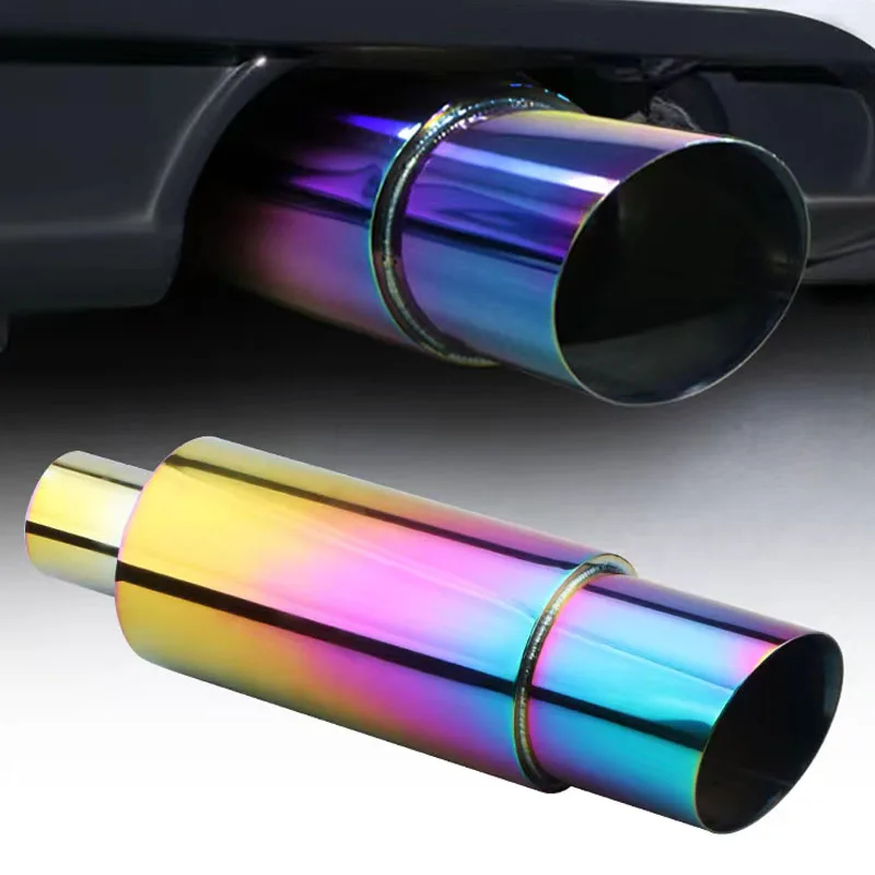 Kit silenciador deportivo inoxidable de 55 mm con sonido turbo para escape de coche - imagen 4
