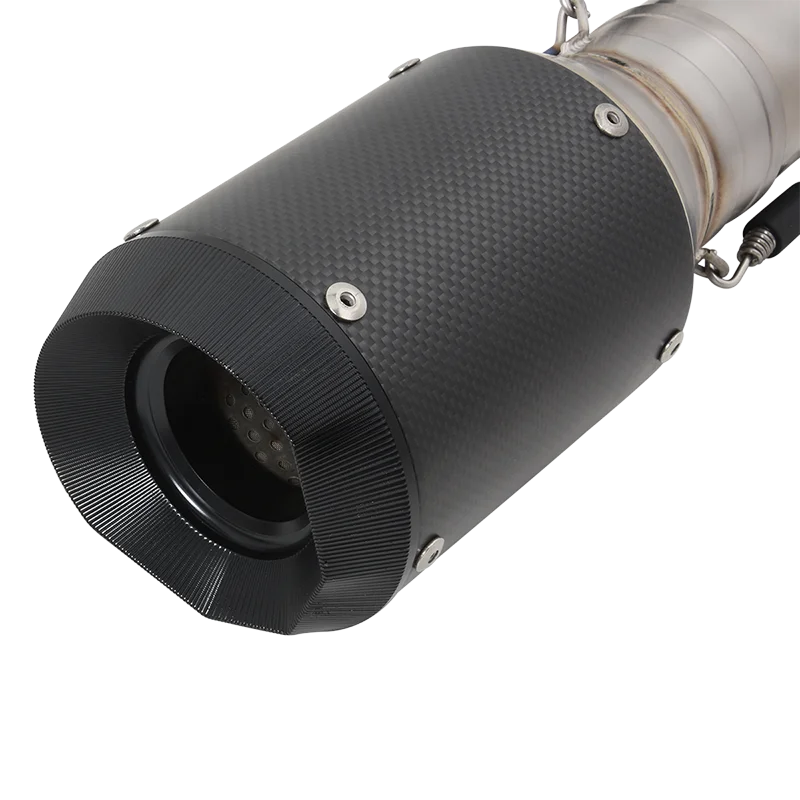Escape completo CFMOTO 450SR titanio y fibra de carbono - imagen 4