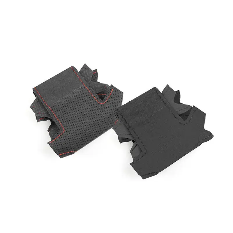 Funda para volante de cuero ante trenzado cosido a mano Toyota Prius - imagen 2