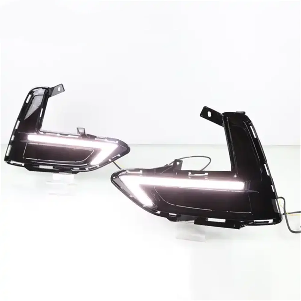 Para Nissan Sentra Drl Turn señal amarilla 2019 2020 accesorios para automóviles lámpara antiniebla luz Led de circulación diurna - imagen 2