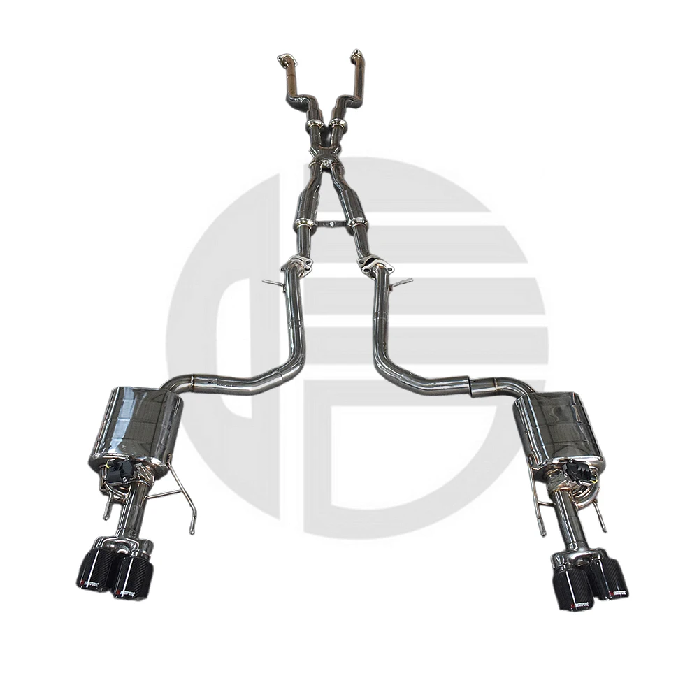 Sistema de escape deportivo en acero inoxidable SUS304 para Lexus RC350