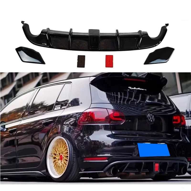Difusor trasero VW Golf MK6 GTI 2008-2013 kit carrocería - imagen 2