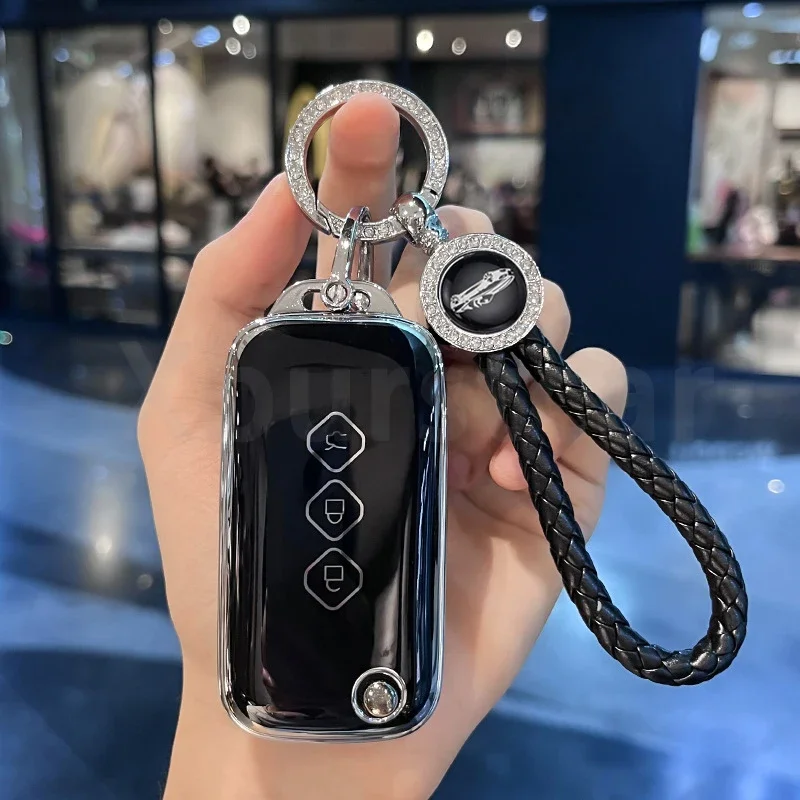 Funda TPU con tapa para llave Chevrolet Baojun Wuling - imagen 2