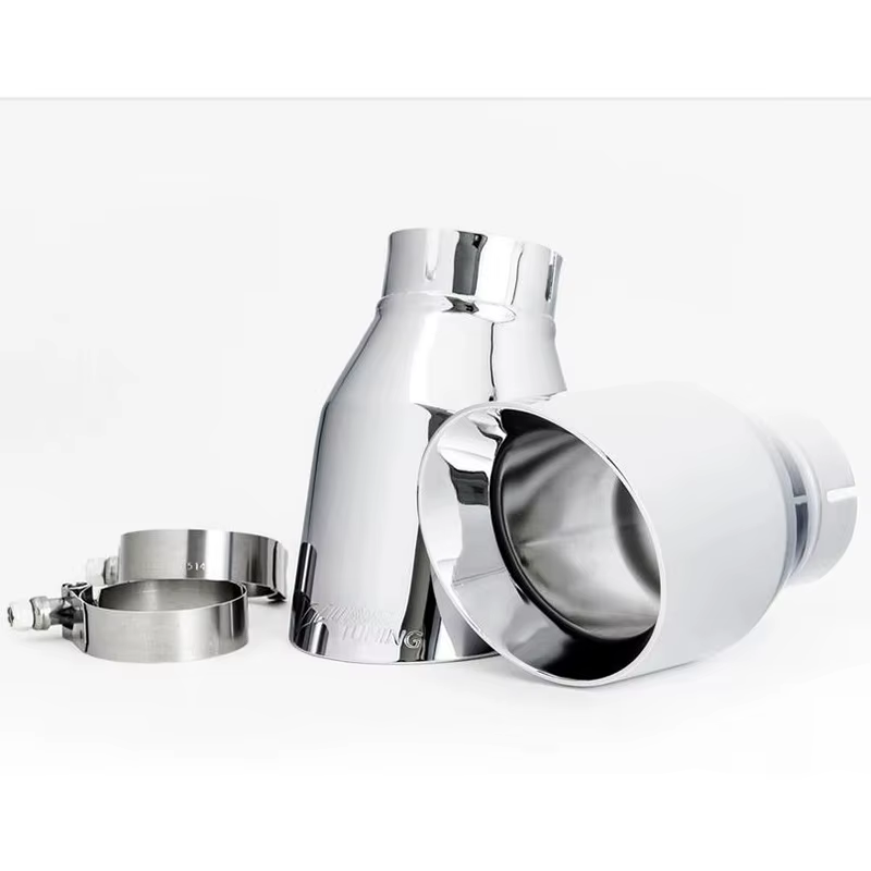 Cola de escape inoxidable pulida y biselada compatible con AWE - imagen 2