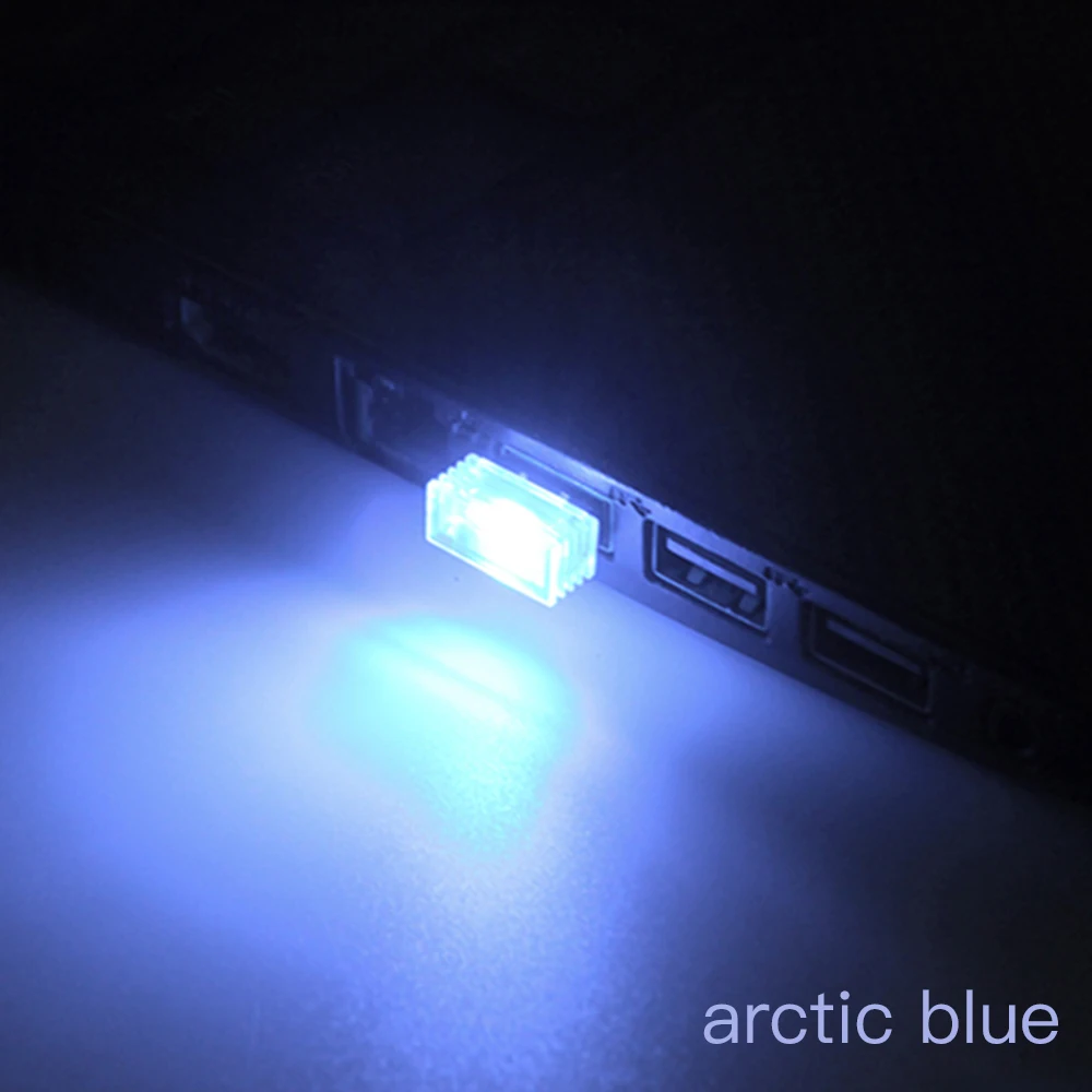 1 unidad de luz LED USB Universal para coche, lámpara de ambiente para BMW E46 E90 F30 F10 G20 M4 para VW, Golf 7 8 GTI R para Audi A3 8V S3 RS3 - imagen 5