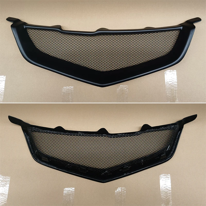 Parrilla Racing FRP negro mate Honda Accord CL7 Euro R Acura TSX 03-05 - imagen 2