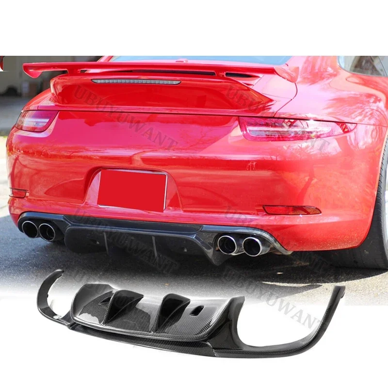 Alerón trasero de fibra de carbono estilo Porsche 911 GT3 991.1 - imagen 4