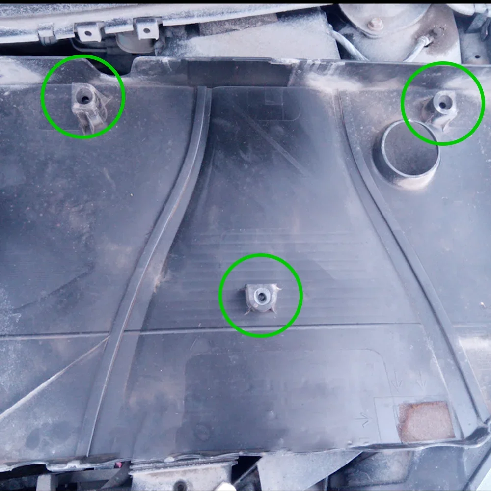 4 Uds nuevo para Ford Focus Sedan Hatchback MK2 2004 - 2011 cubierta de motor negro automático debajo de la placa protectora casquillo de montaje 4M5G-6A994-AA - imagen 5