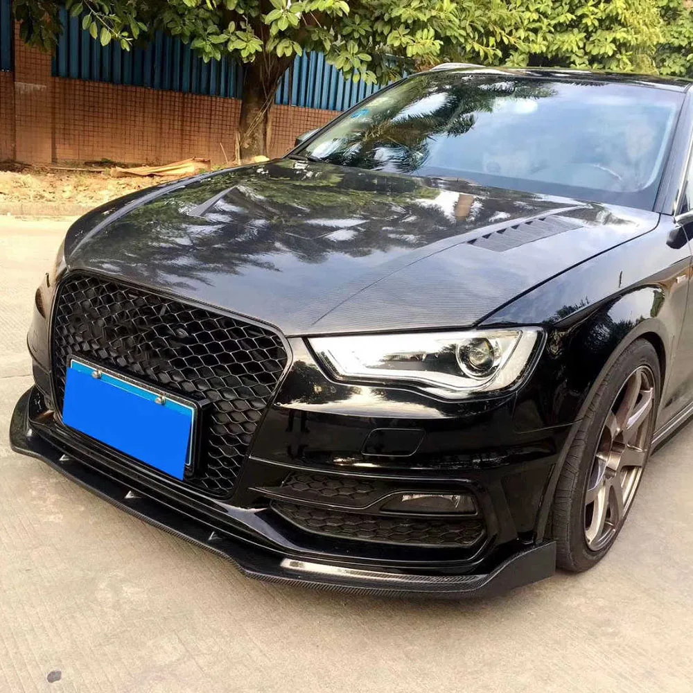 Cubierta de válvula delantera fibra carbono para Audi A3 S3 2013-2016 - imagen 4