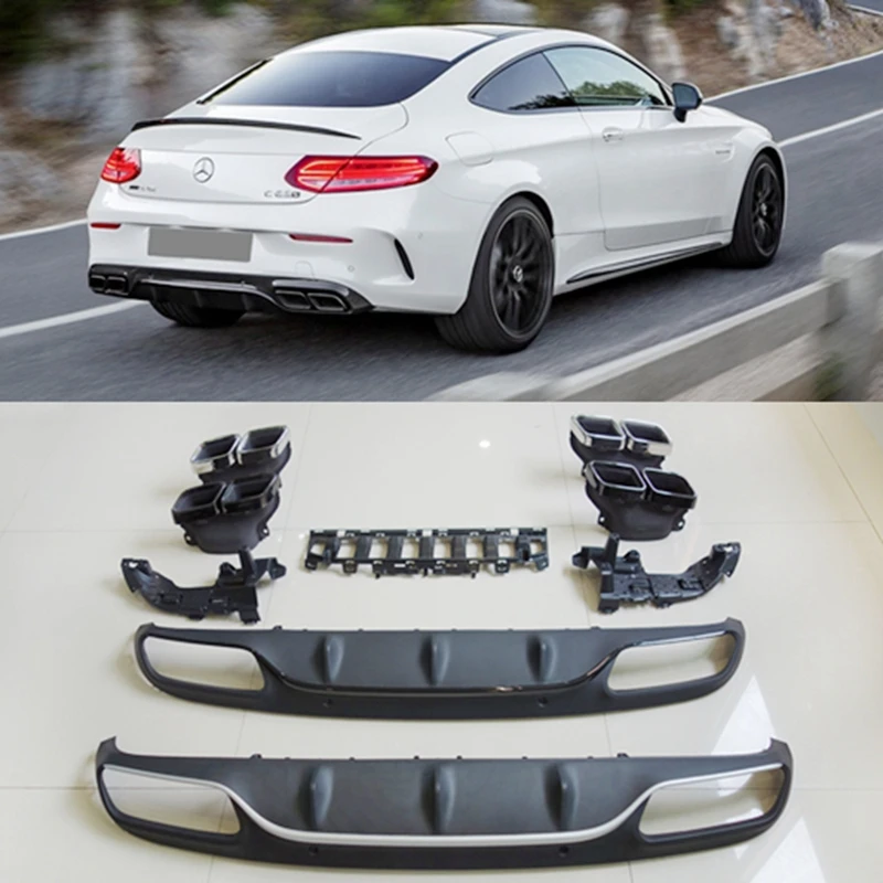 Difusor trasero C63 AMG Mercedes W205 - Clase C Coupé - imagen 2
