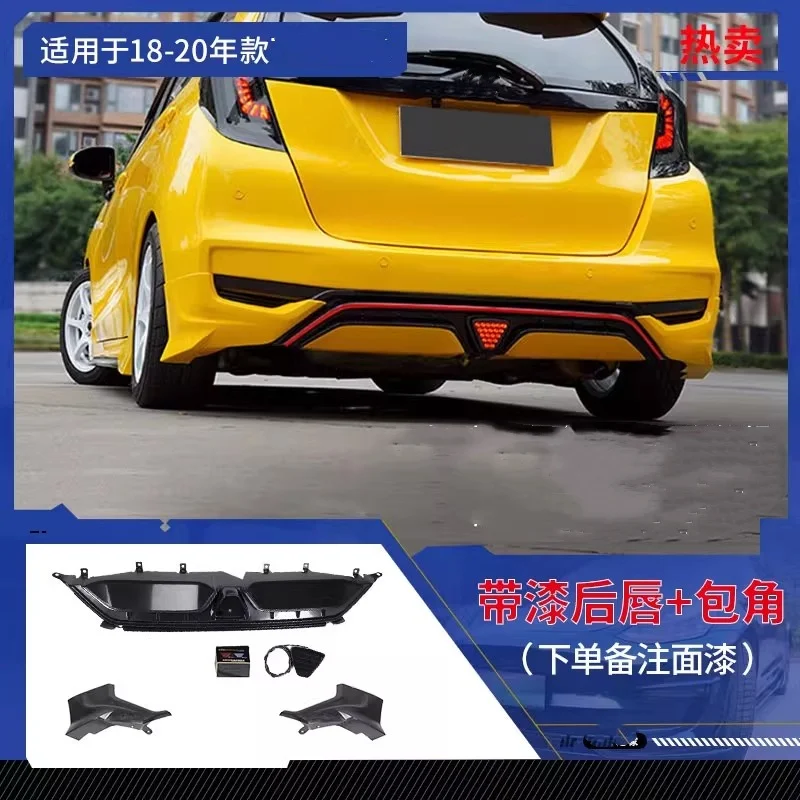 Kit de carrocería sin pintar Honda Jazz GK5: spoiler y taloneras - imagen 4