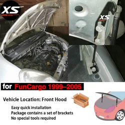 Kit puntales de capó Toyota FunCargo XP20 / Yaris Verso