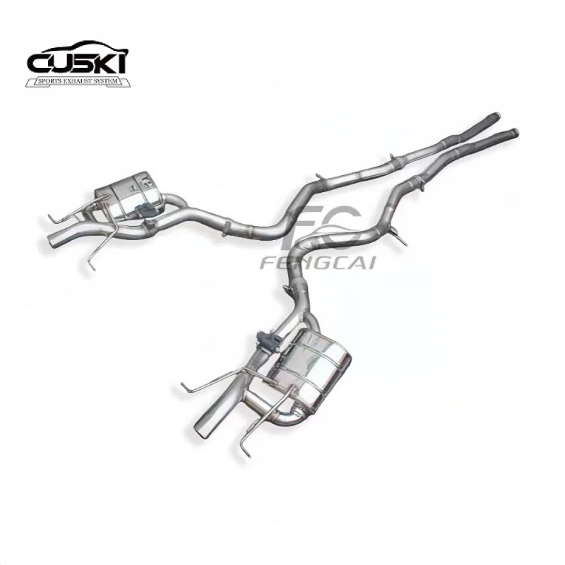 Catback silenciador escape acero inoxidable Mercedes S450 S500 W222 - imagen 4