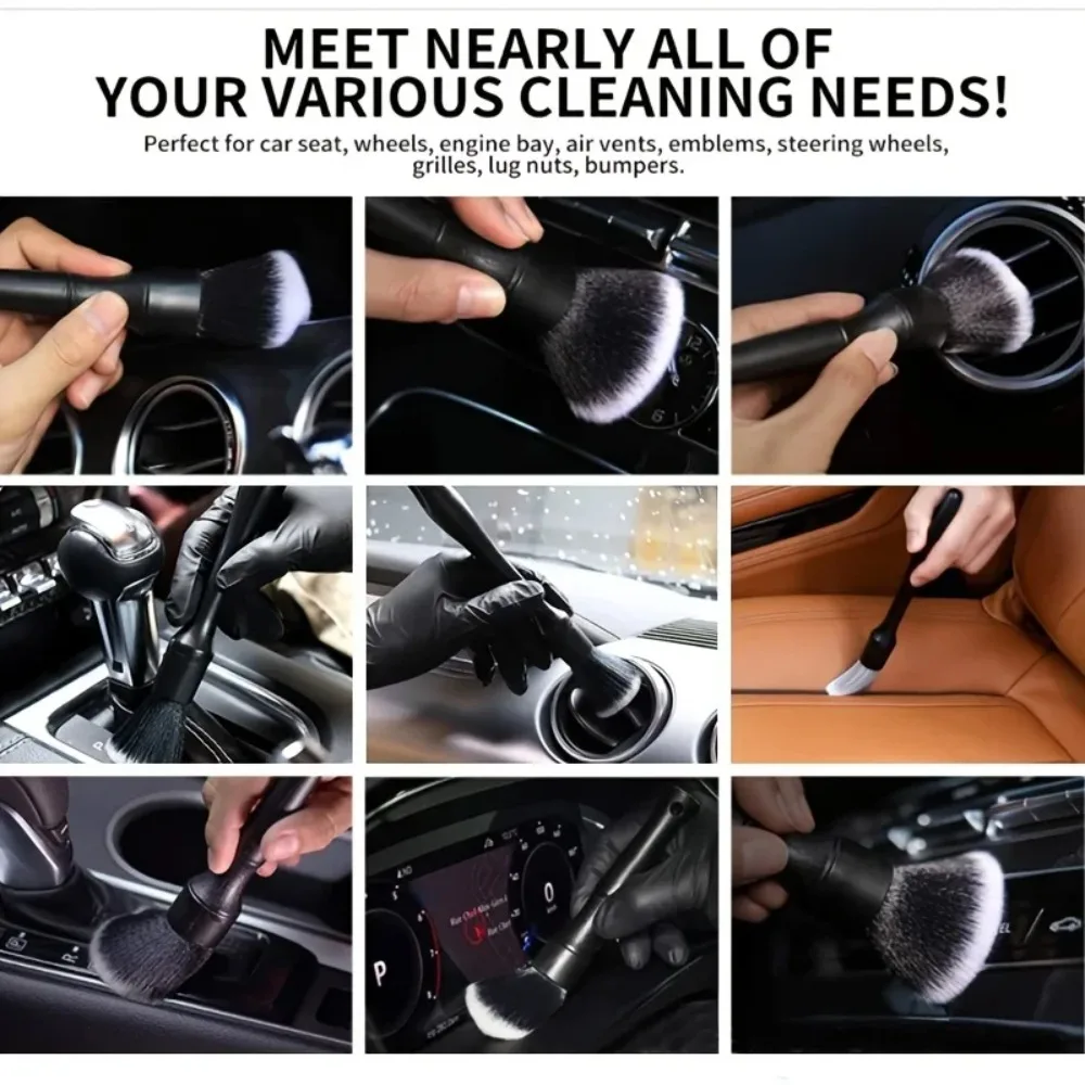 Kit cepillos limpieza interiores universal para coche - imagen 2