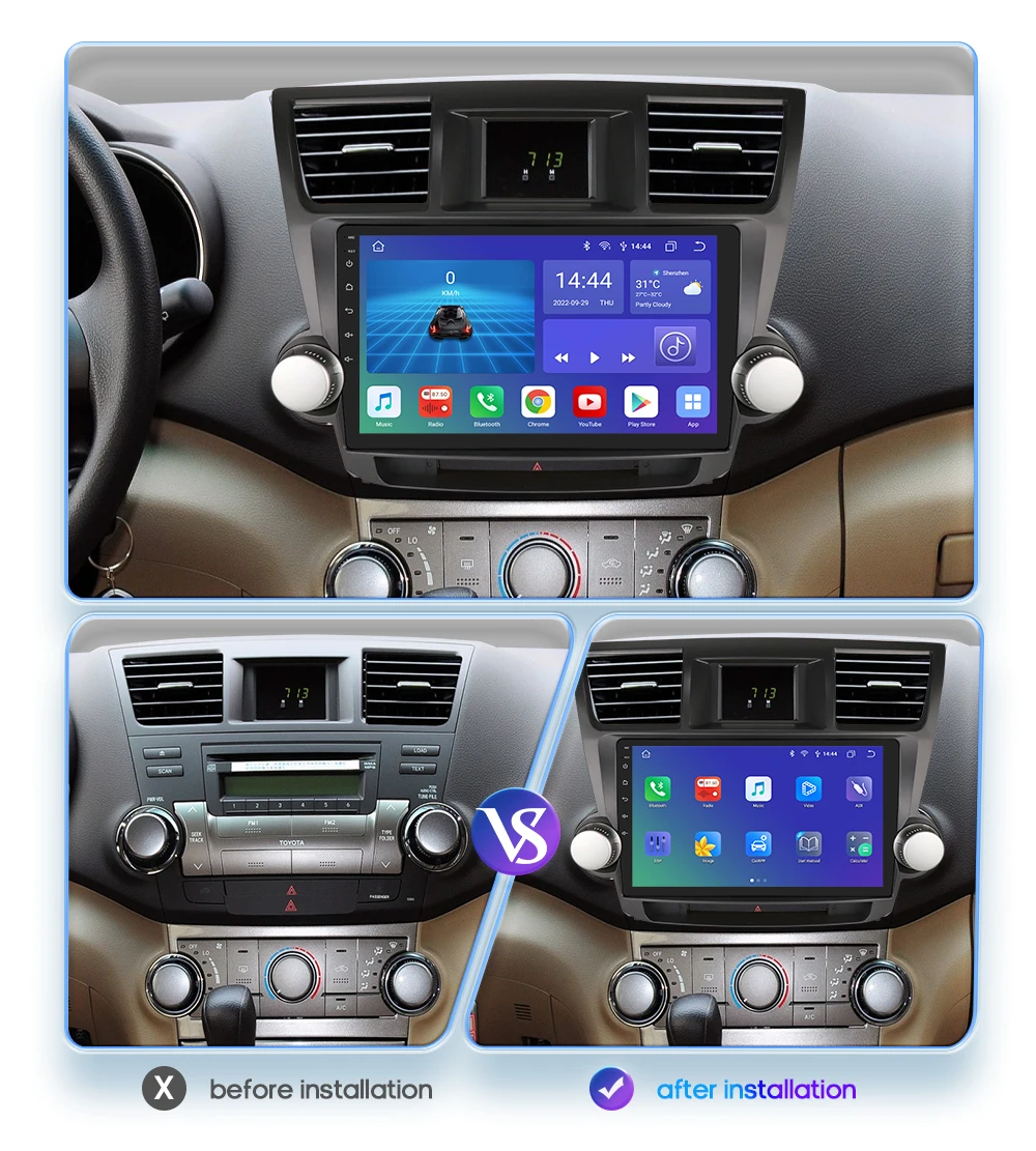 Compatibilidad Toyota Highlander